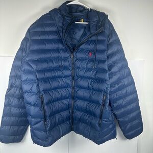 Polo by Ralph Lauren Blue Quilted Puffer Jacket 2XLT